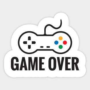 Game Over Sticker